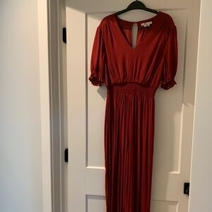 Garnet color jumpsuit